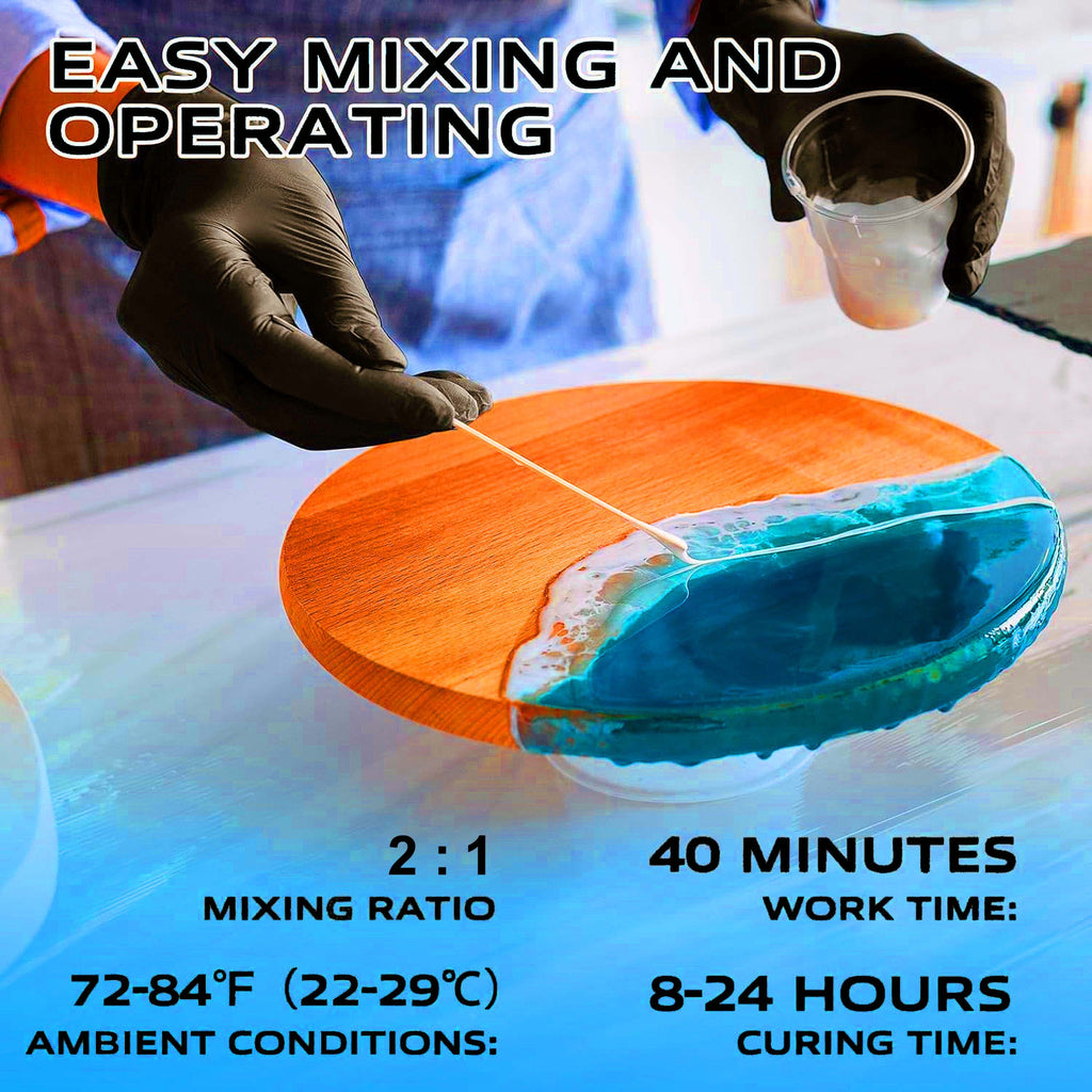 ✨ Auraacemi Crystal Clear Art Resin Epoxy (2:1 Ratio) ✨