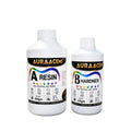 AURAACEMI 12H Crystal Clear Epoxy Art Resin Kit 300gm | 2:1 Ratio | Bubble Free & Yellow Resistant